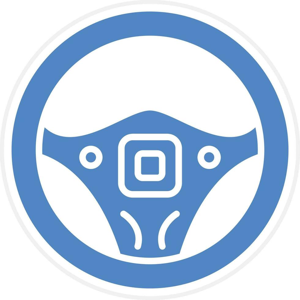 Steering Wheel Vector Icon