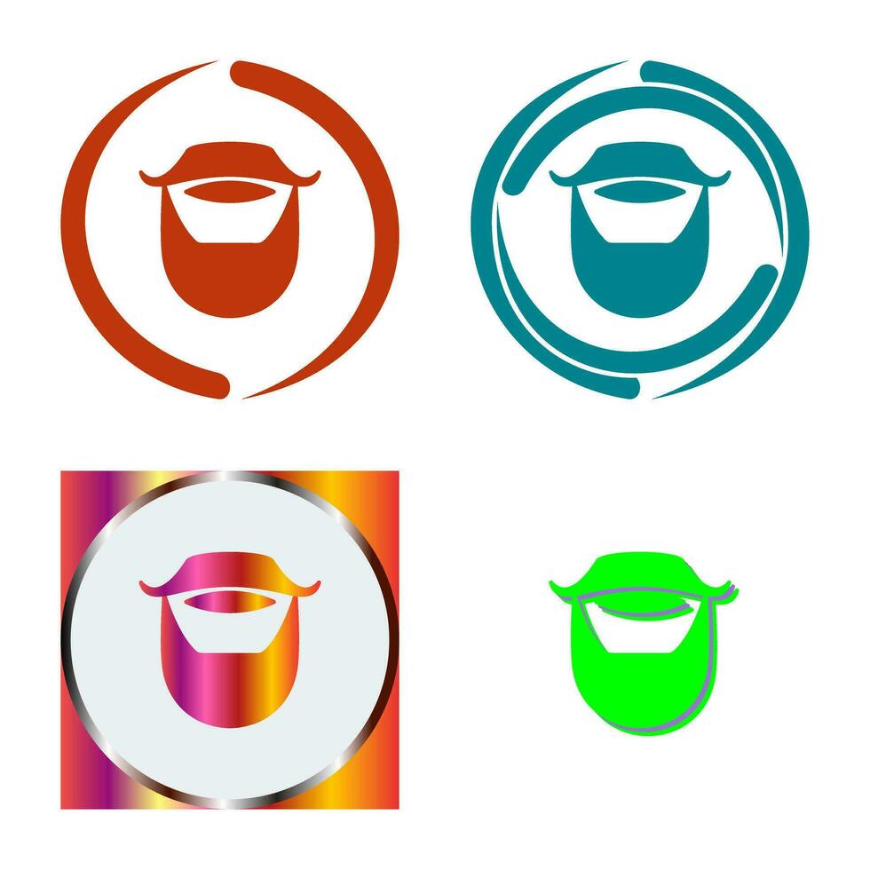 Beard and Moustache Vector Icon