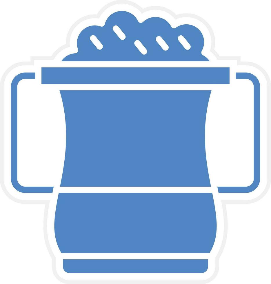 Sand Bucket Vector Icon