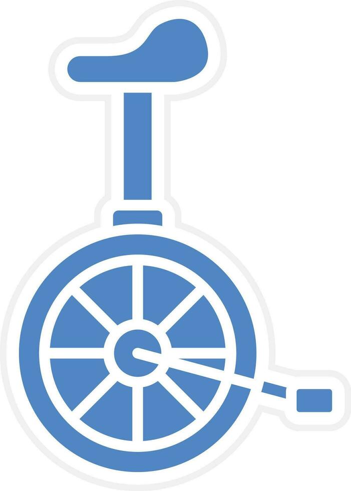 Unicycle Vector Icon