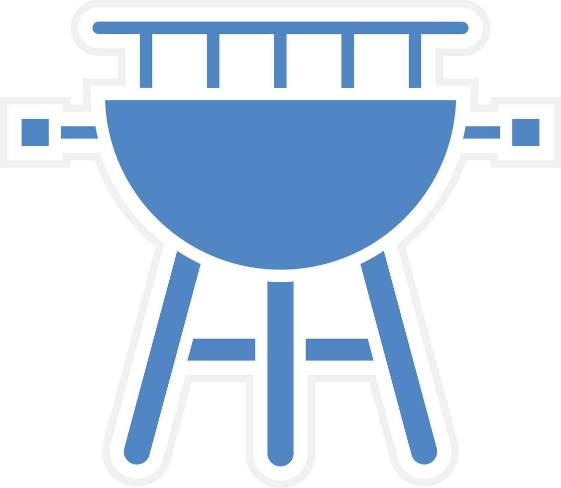 BBQ Grill Vector Icon