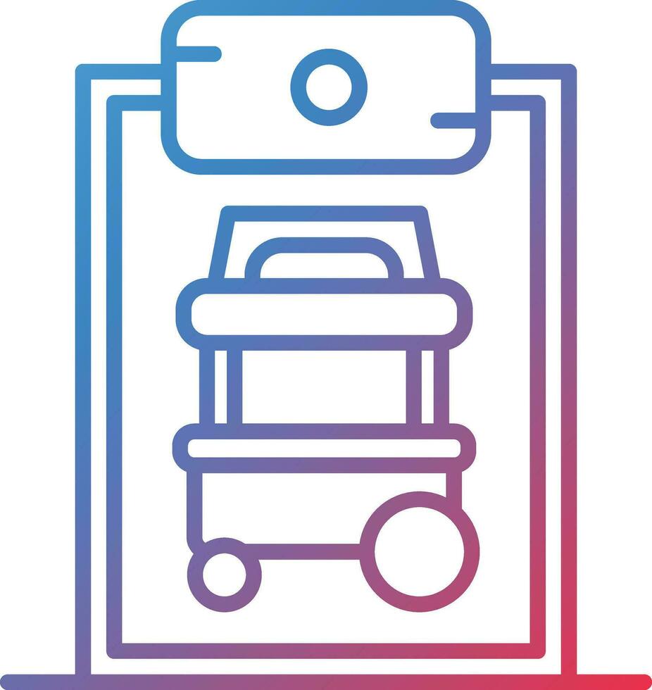 Cart Registration Vector Icon