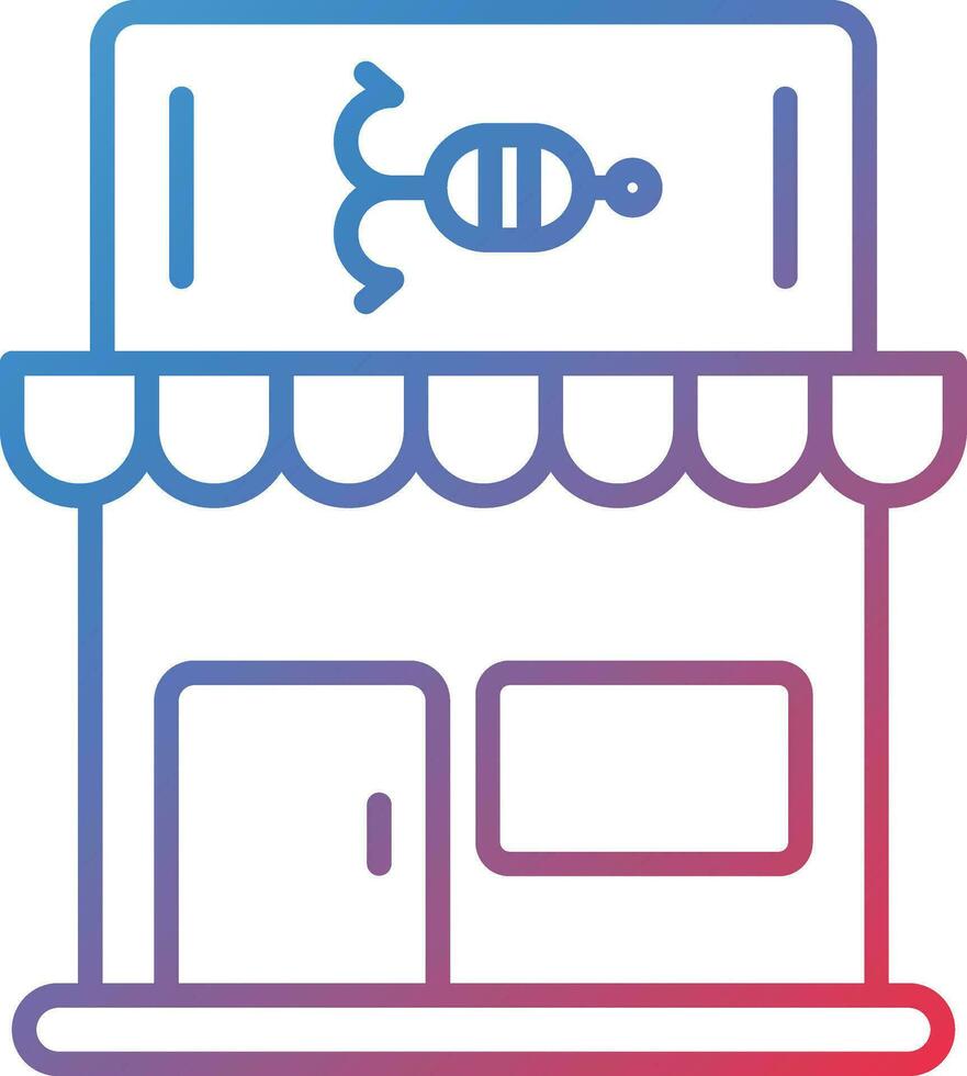 Bait Shop Vector Icon