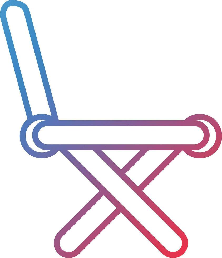 Fishing Chair Vector Icon
