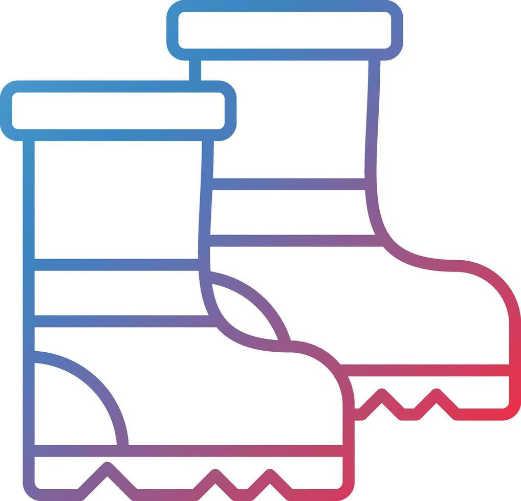 Rubber Boots Vector Icon