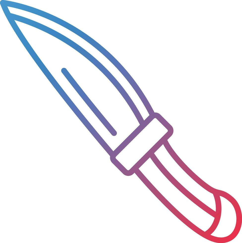 icono de vector de cuchillo