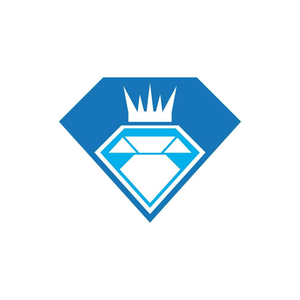 joyería línea Arte diamante logo icono y símbolo vector