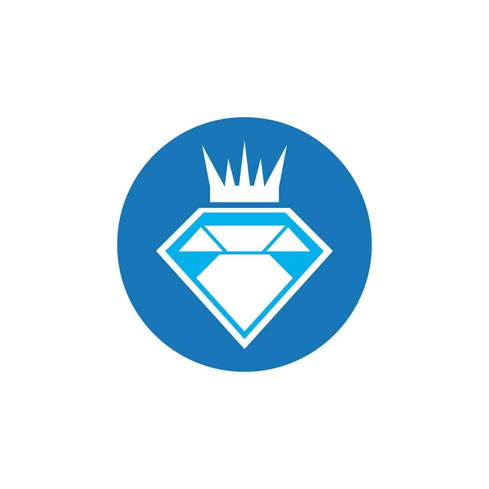 joyería línea Arte diamante logo icono y símbolo vector