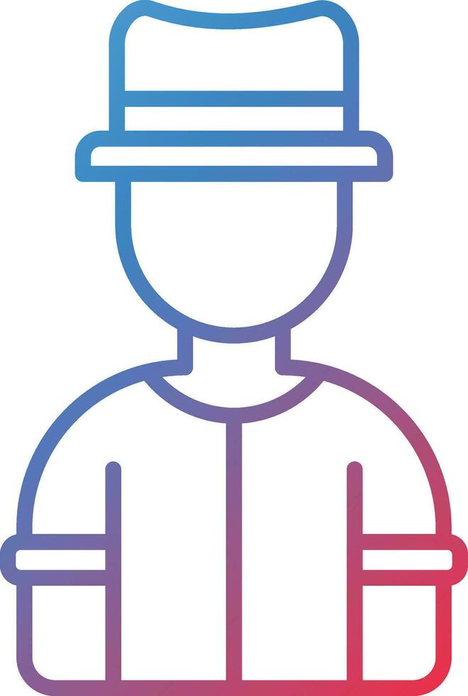 Survivalist Male Vector Icon
