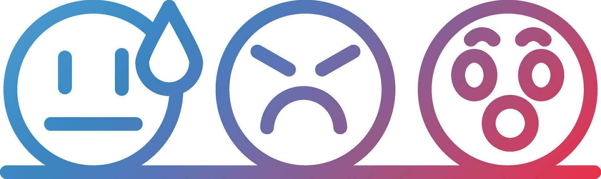 Basic Emotion Vector Icon