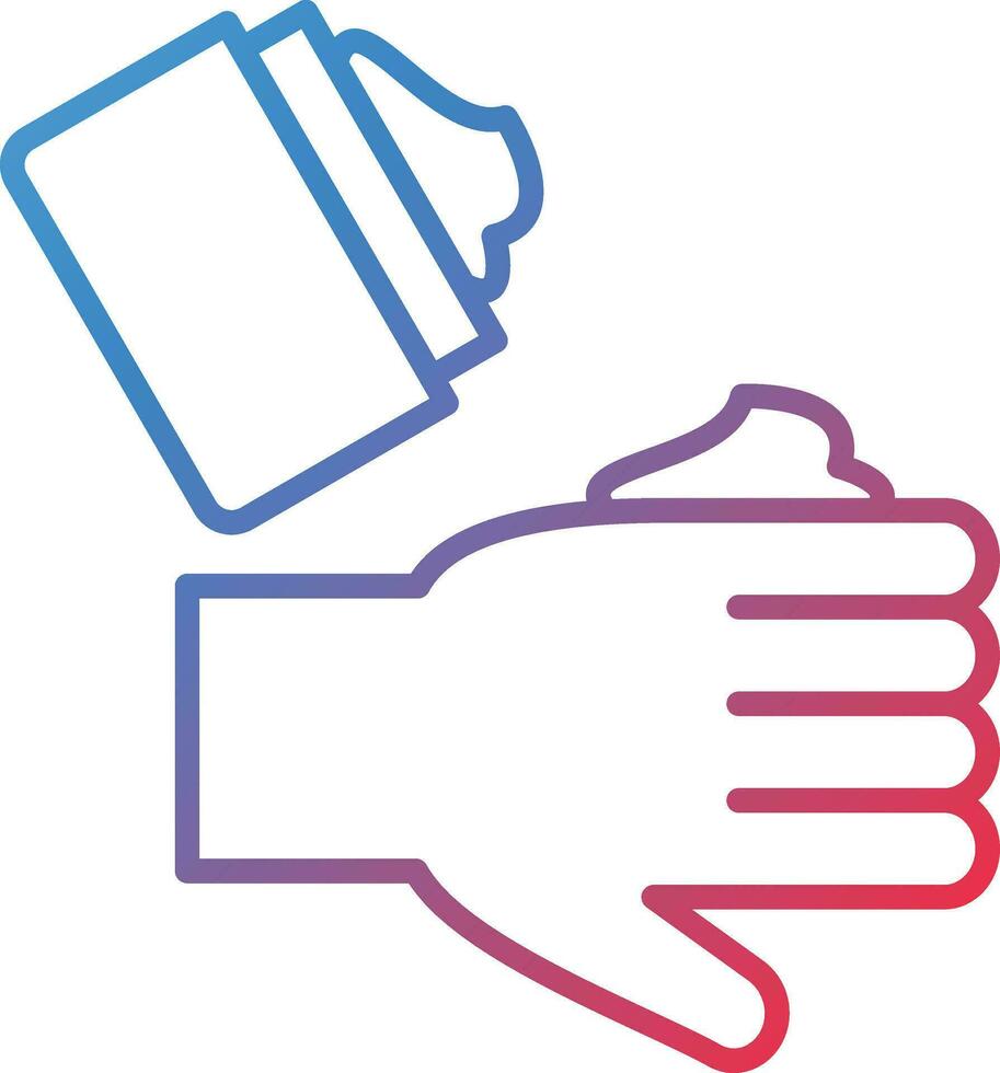 Applying Creme Vector Icon