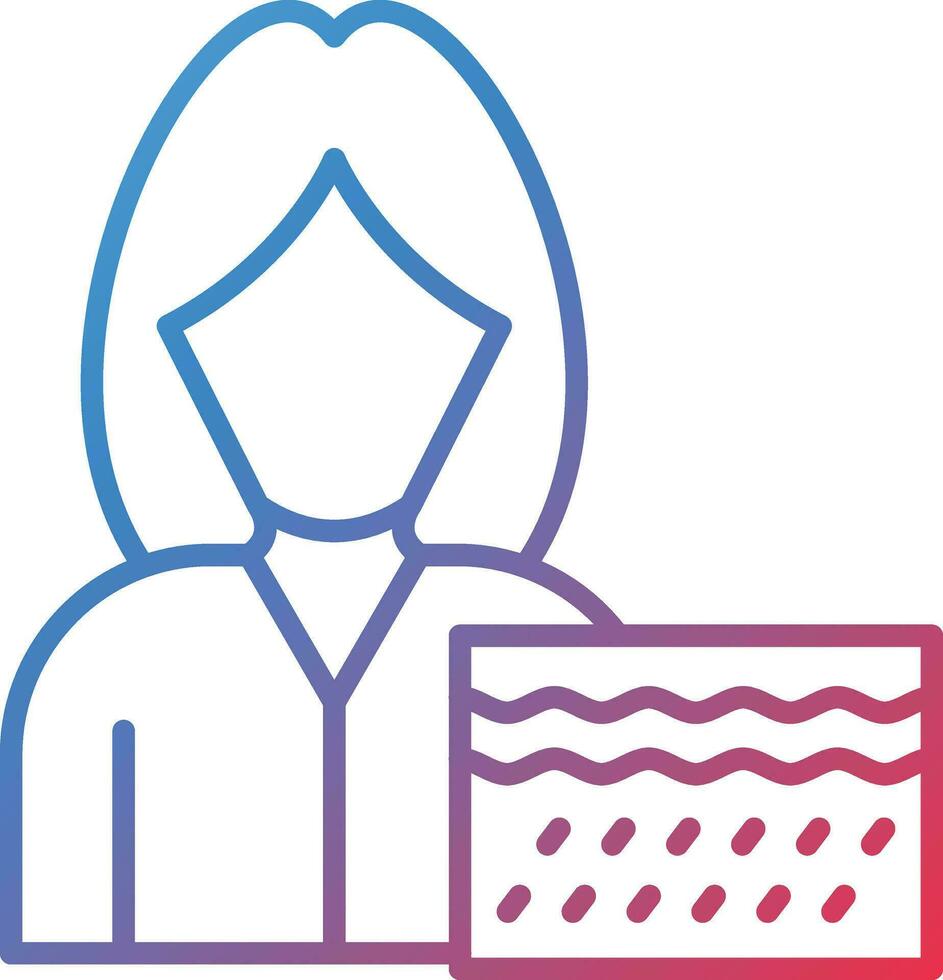 Dermatologist Female Vector Icon