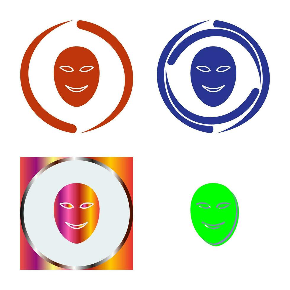 Ancient Face Mask Vector Icon