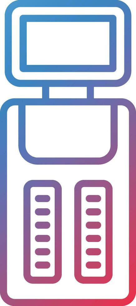Self Service Terminal Vector Icon