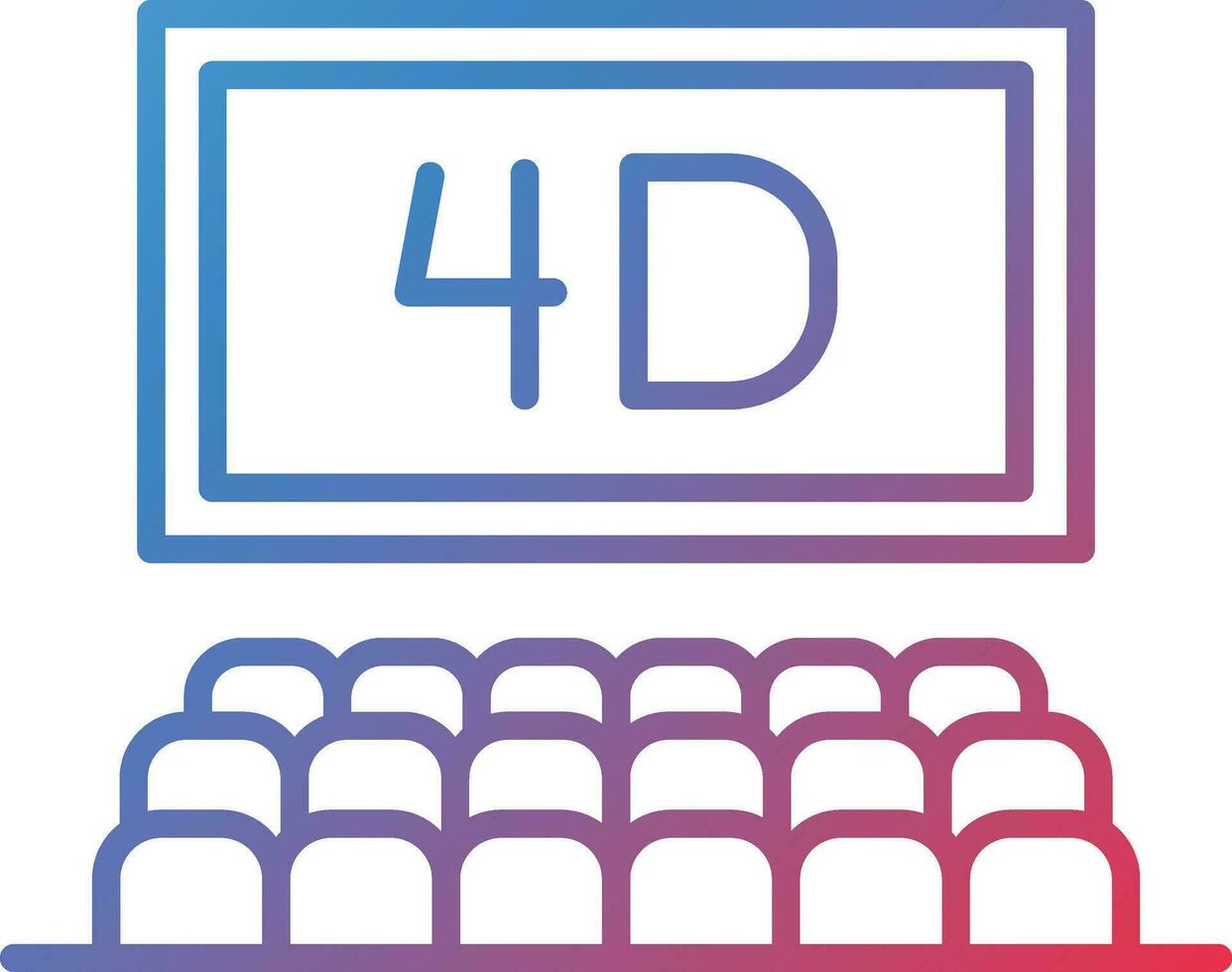 cine 4d vector icono