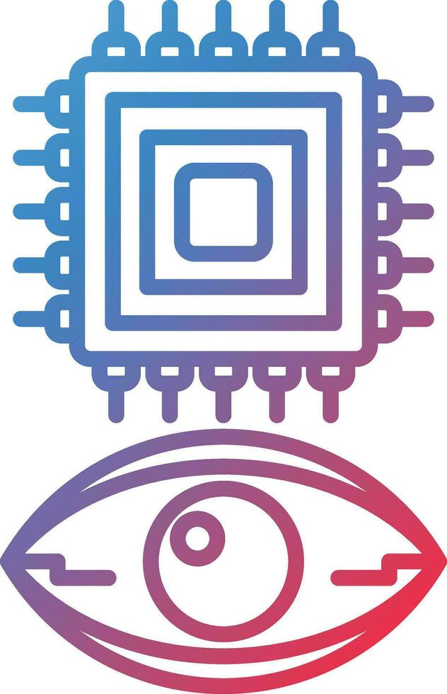 Eye Augmentation Vector Icon