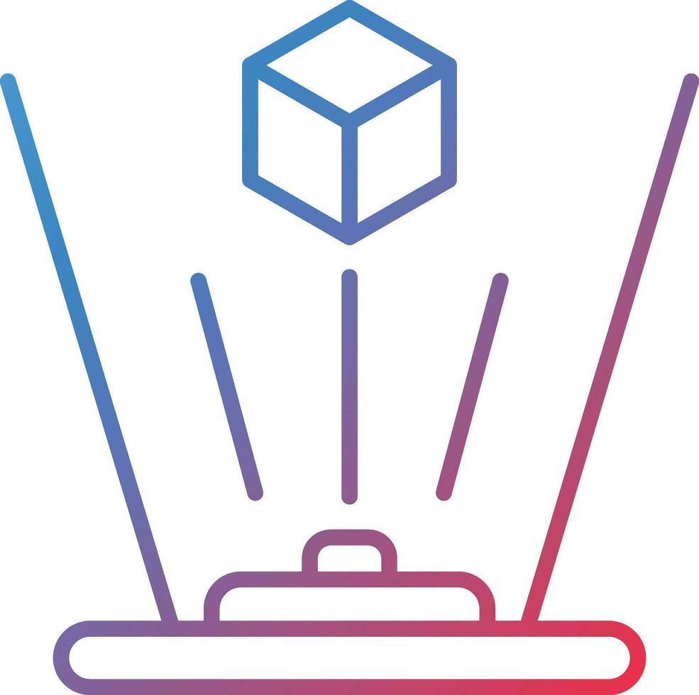 Hologram Vector Icon
