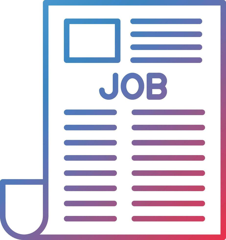 Job Ad Vector Icon