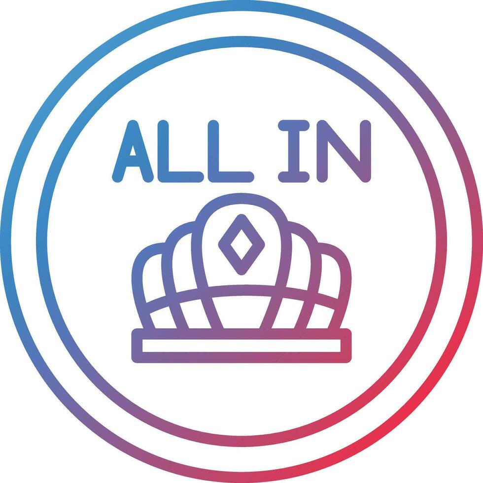 All Inclusive Vector Icon