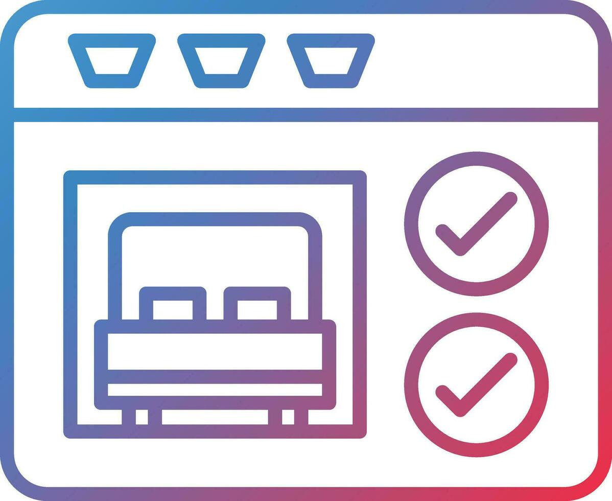 Reservation Vector Icon