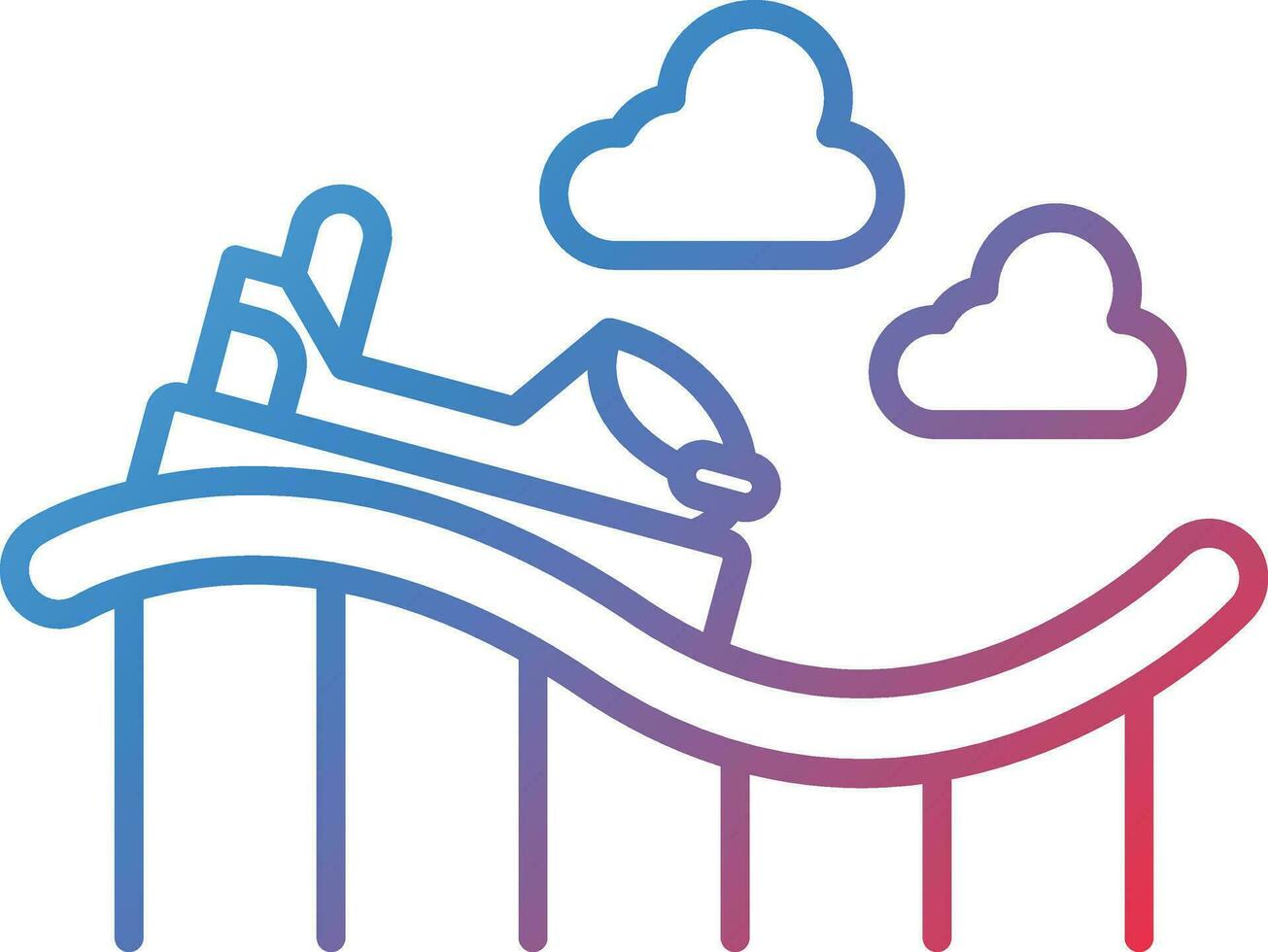 Roller Coaster Vector Icon