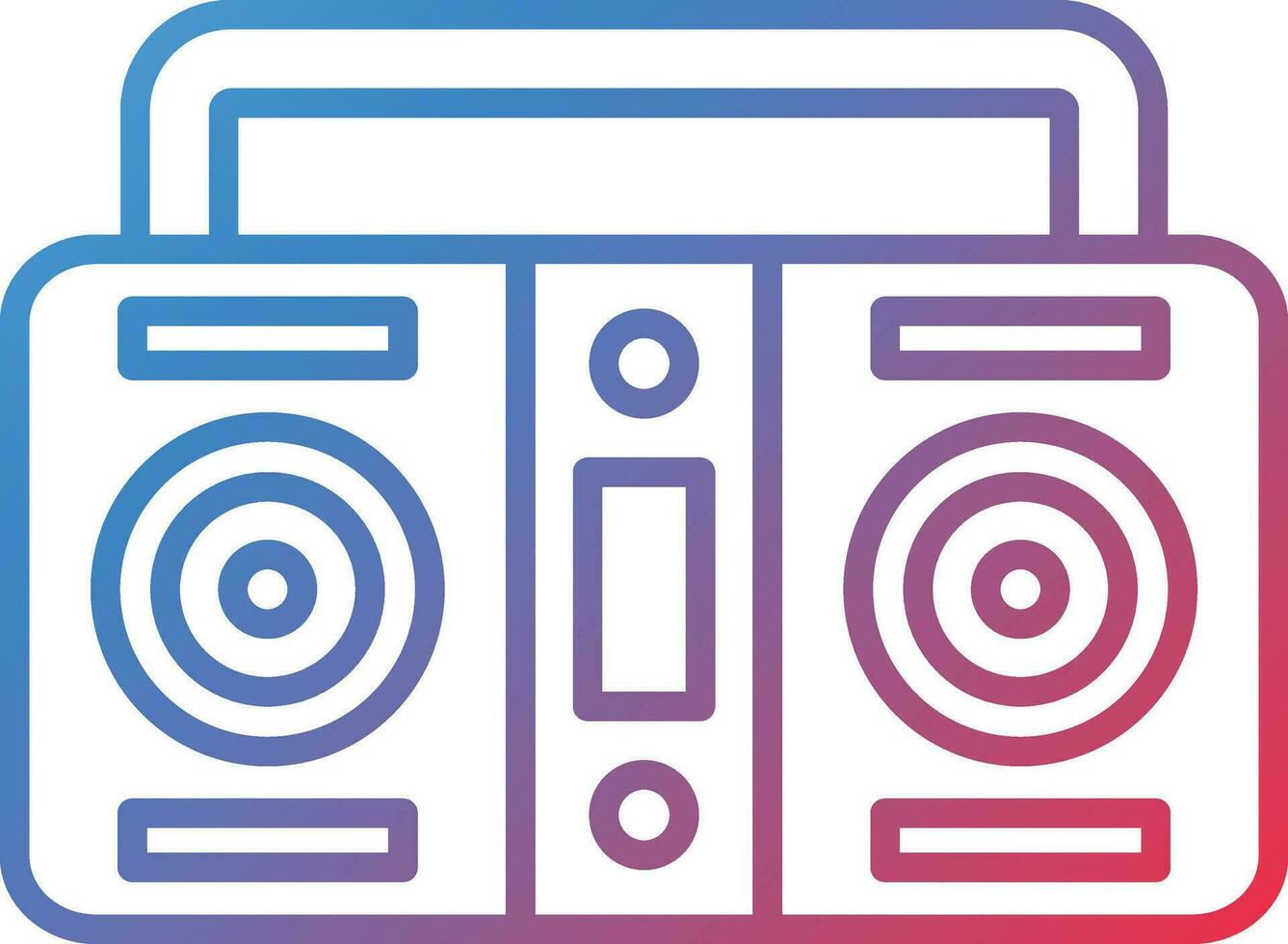 Cassette Player Vector Icon