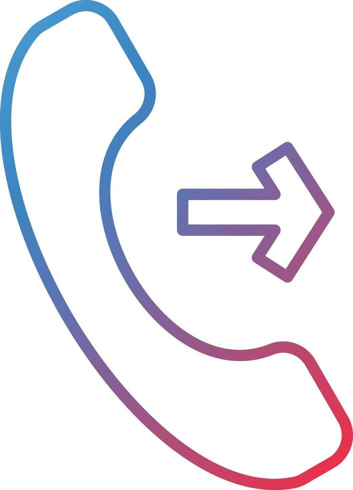Outgoing Vector Icon
