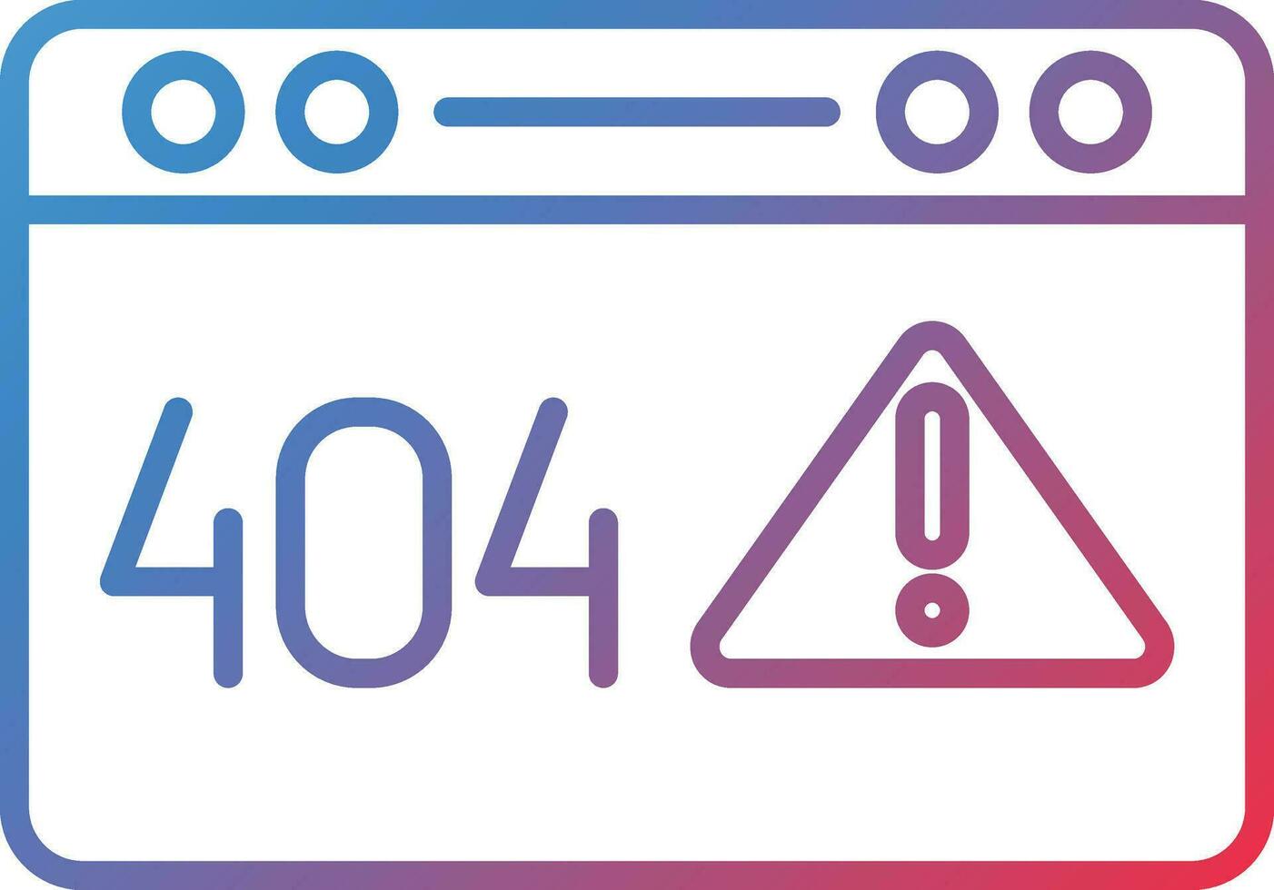 Internet Server Error Vector Icon