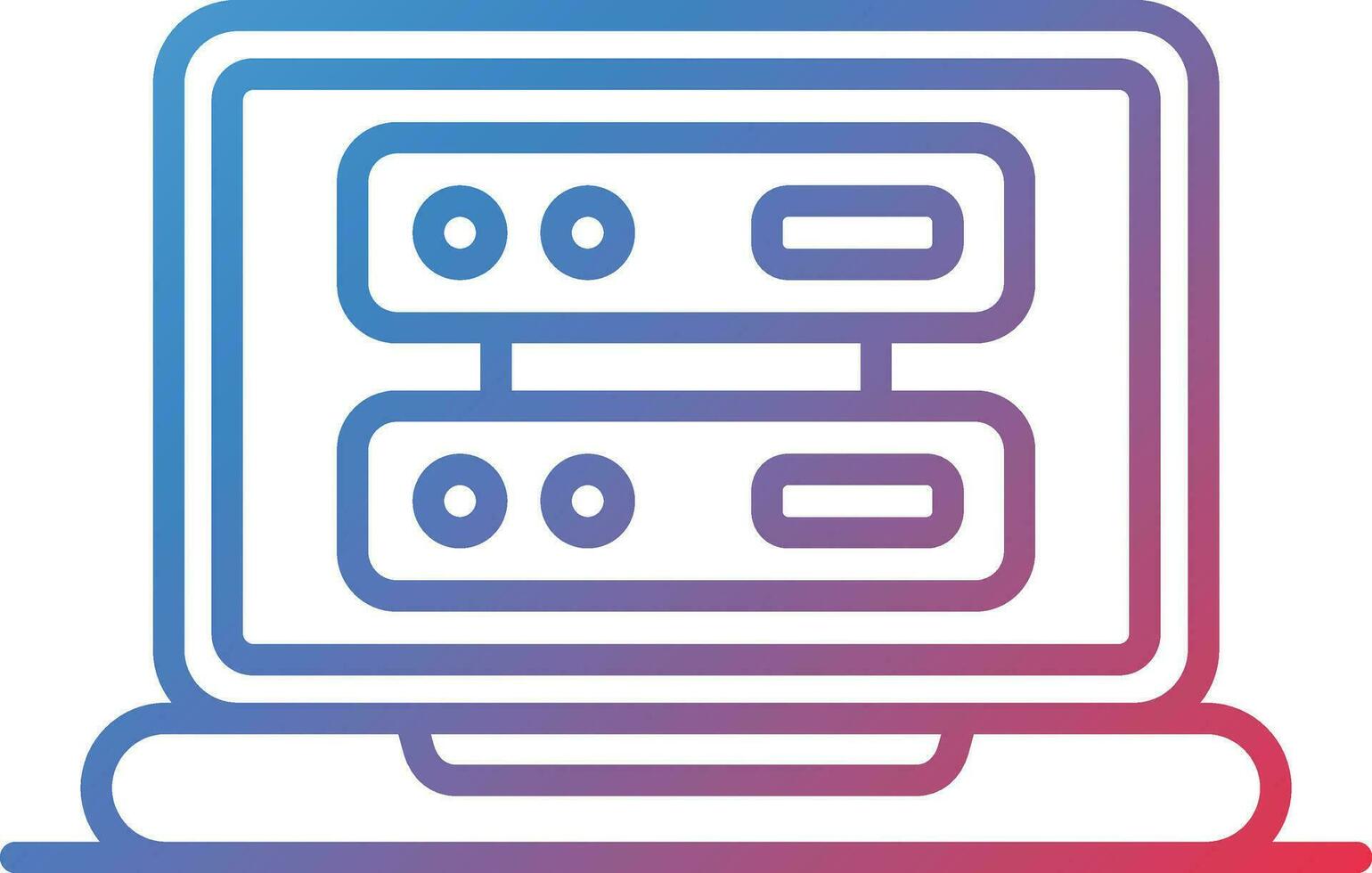 Shared Web Hosting Vector Icon