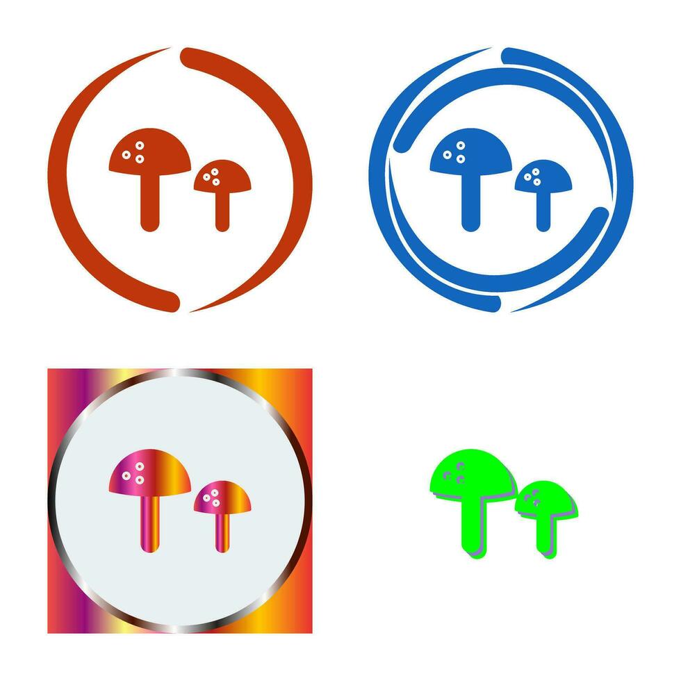 Mushrooms Vector Icon