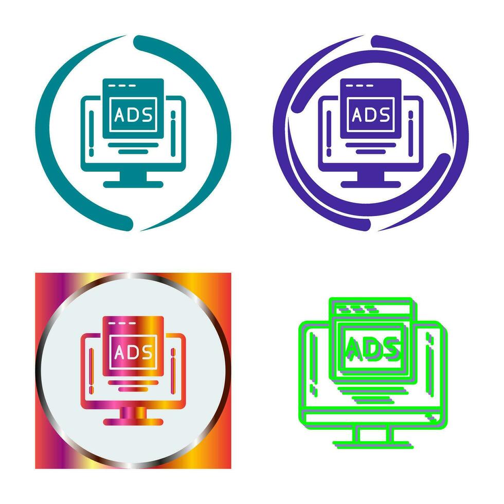 Digital Advertising Vector Icon