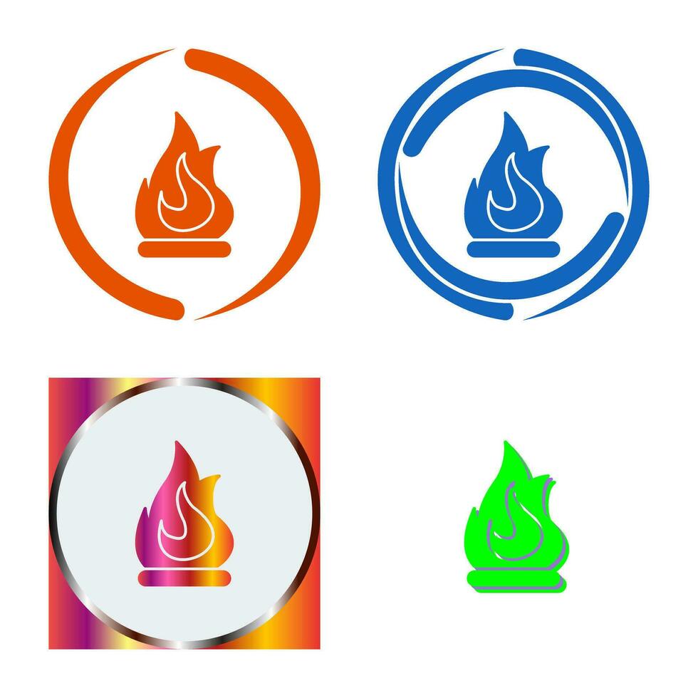 icono de vector de fuego