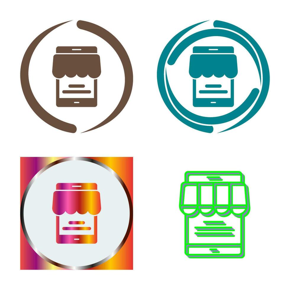 Online Store Vector Icon