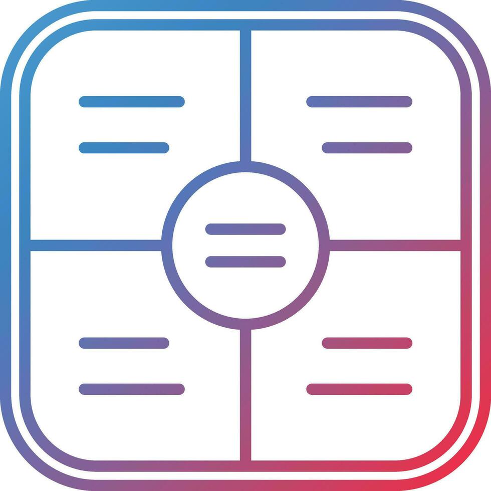 Titled Matrix Vector Icon