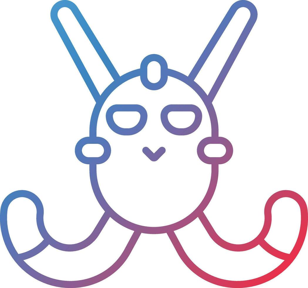 Hockey Sticks and Mask Vector Icon