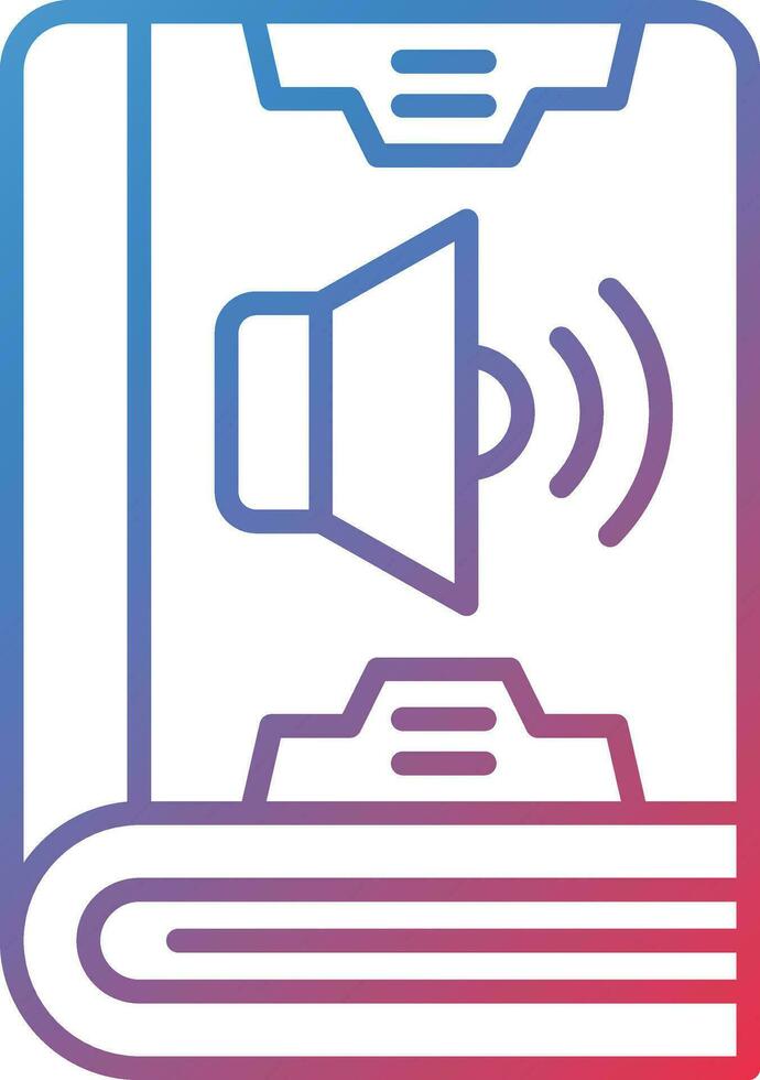 Audio Book Vector Icon