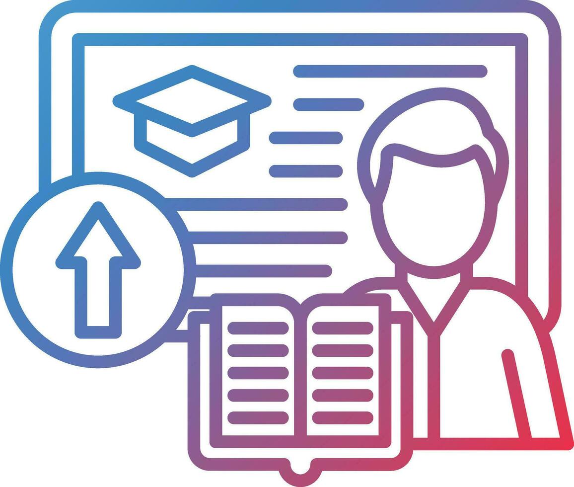 Advanced Coursework Vector Icon