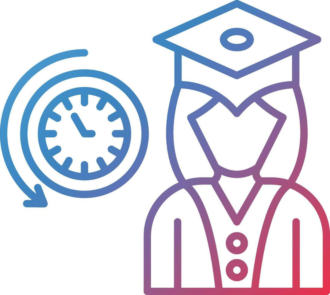Part Time Student Vector Icon