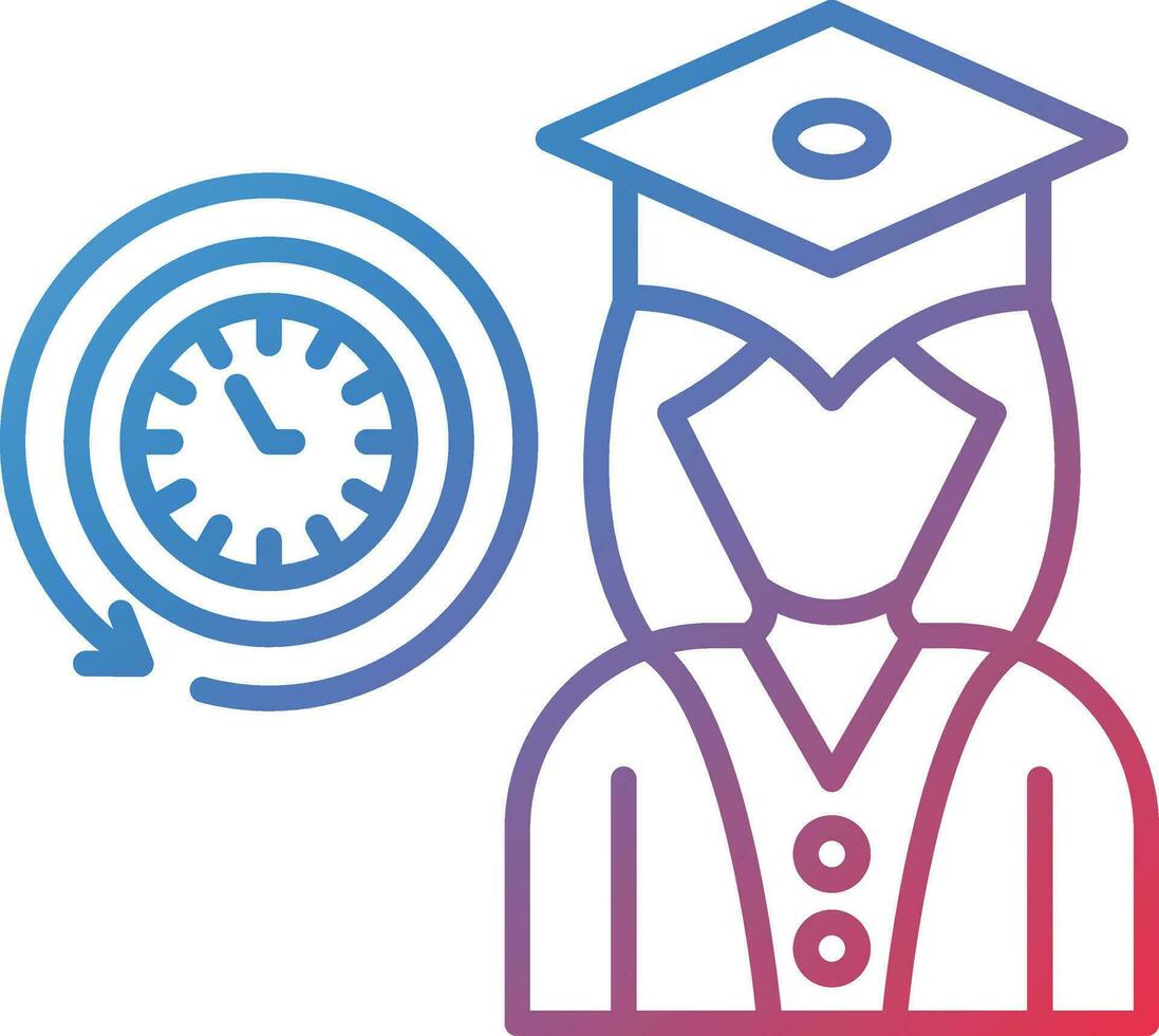 Full Time Student Vector Icon