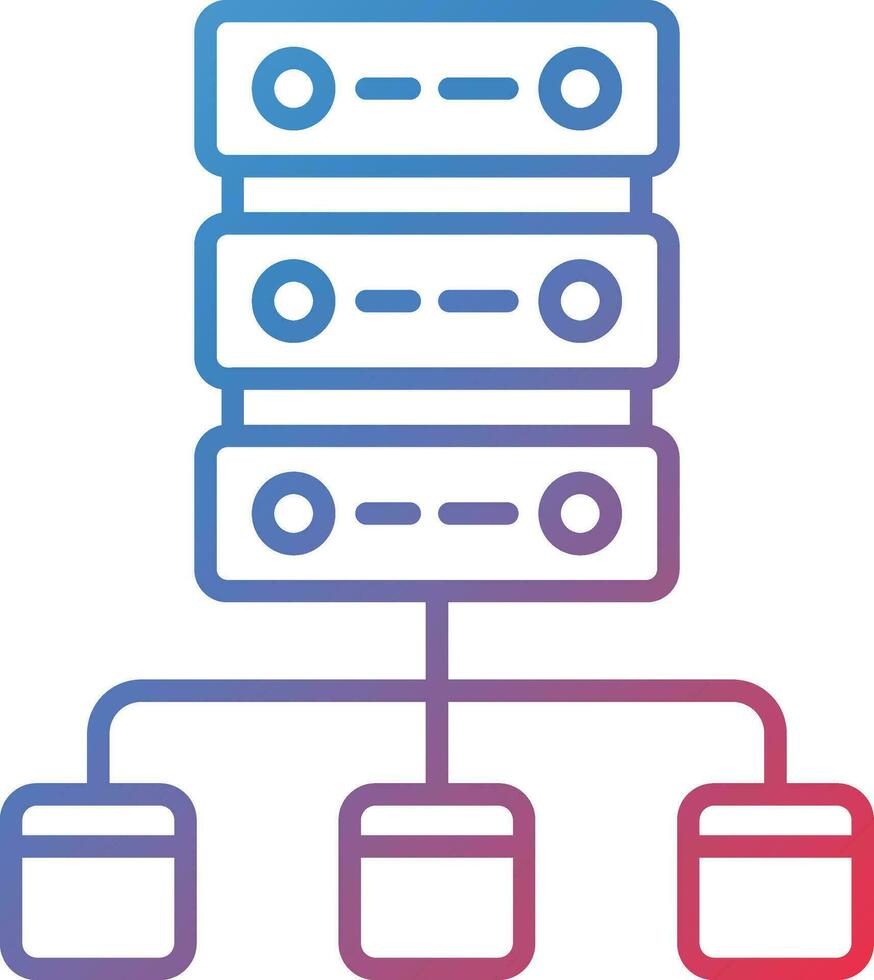 Data Modeling Vector Icon