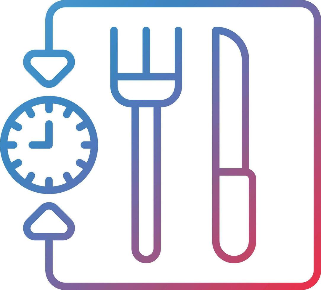 Intermittent Fasting Vector Icon