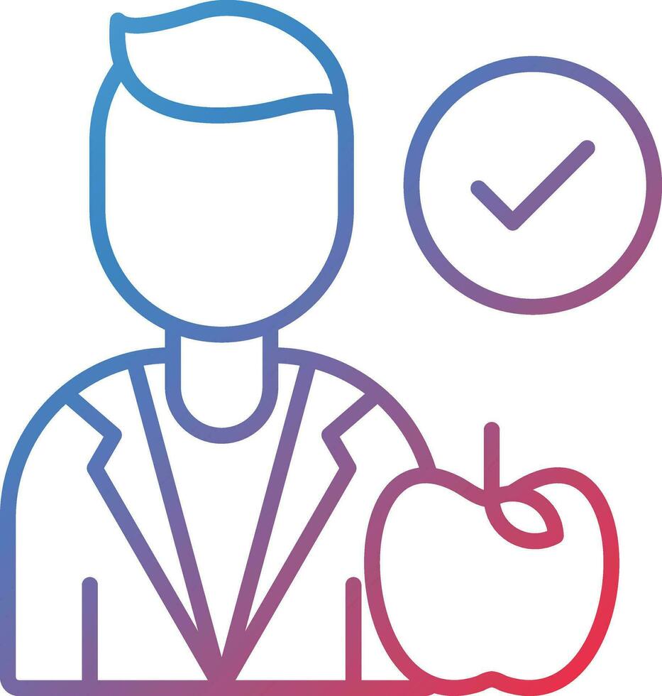 Rational Nutrition Vector Icon