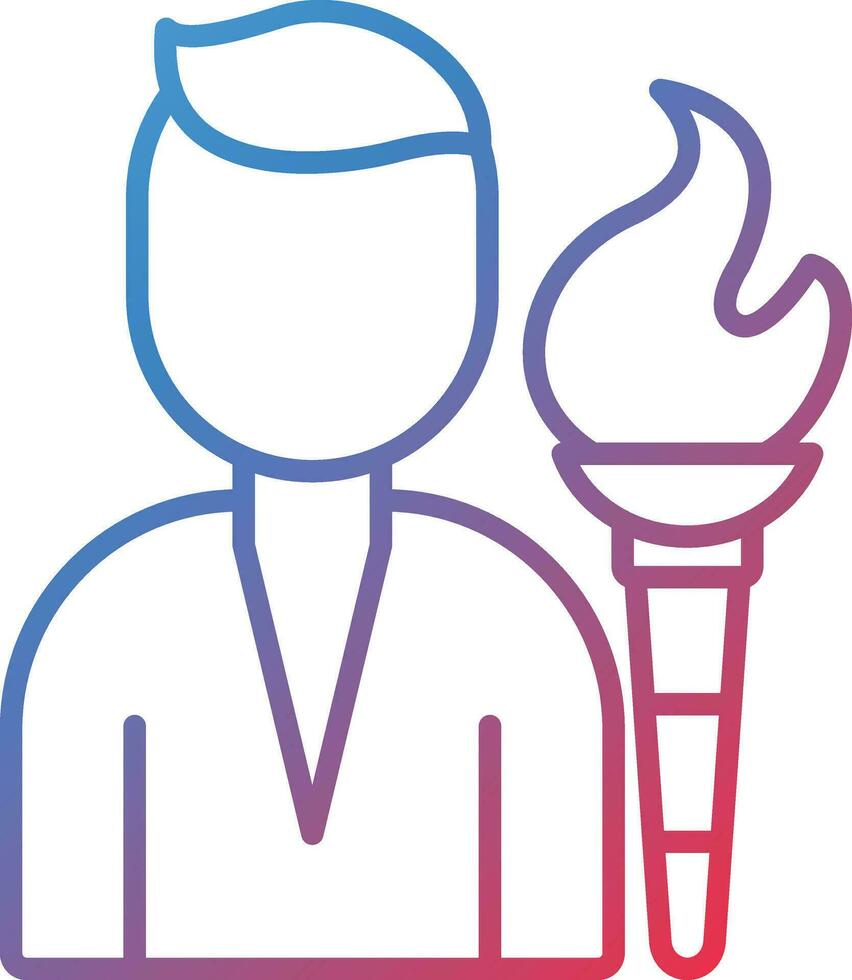 Fire Breather Vector Icon