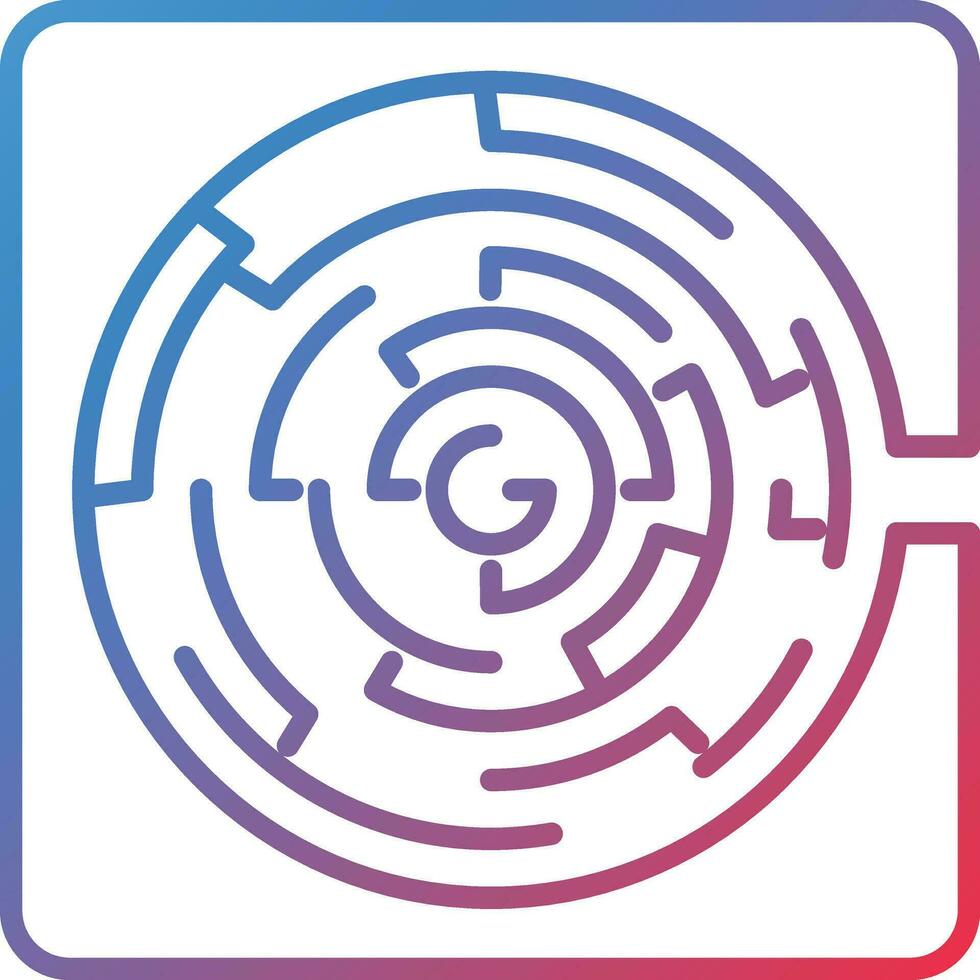 Maze Vector Icon