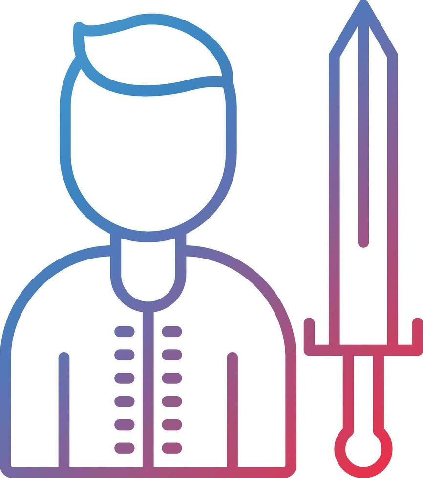 Sword Swallower Vector Icon