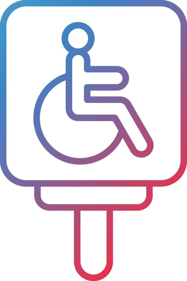 Disabled Parking Vector Icon