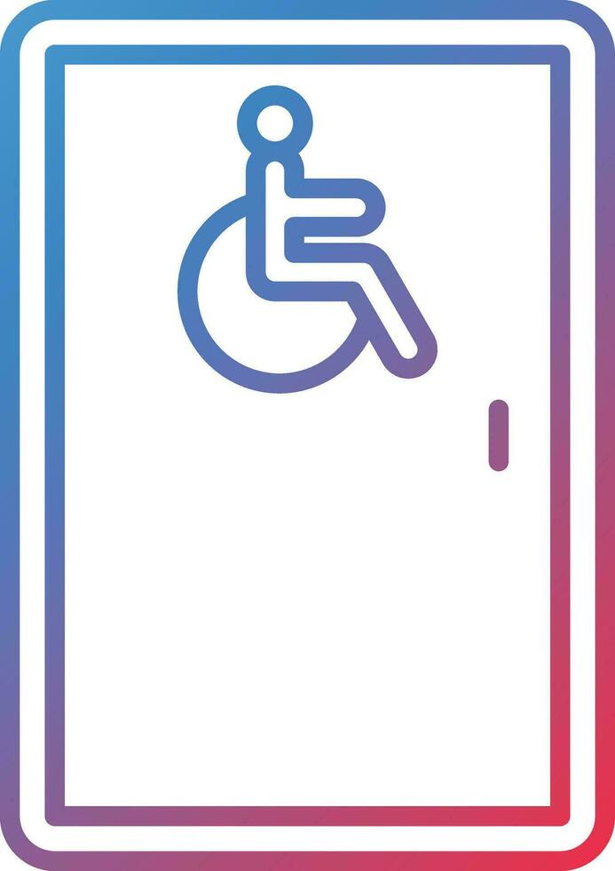 Wheelchair Accessible Vector Icon