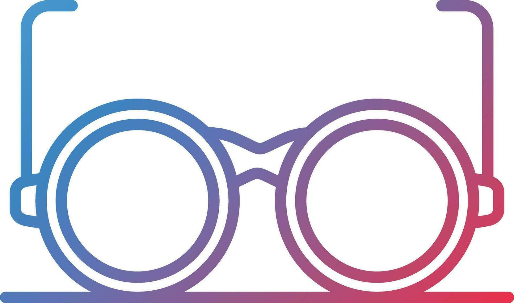 icono de vector de gafas