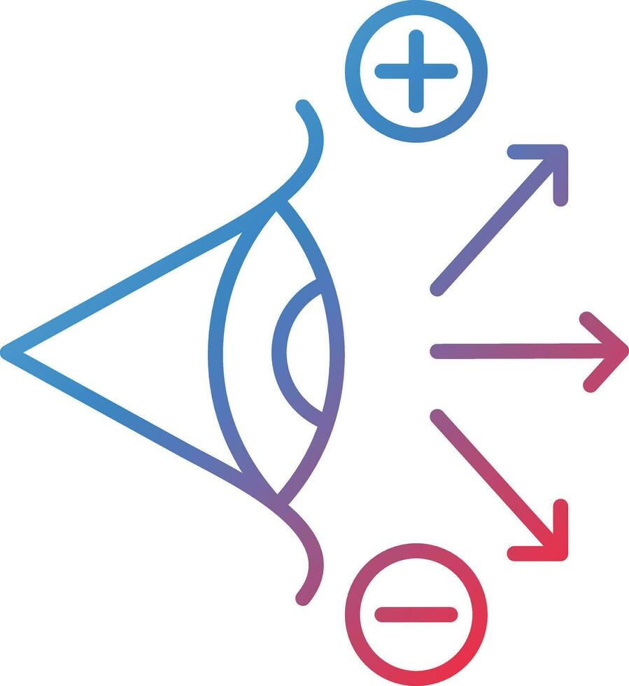 Longsighted Vector Icon