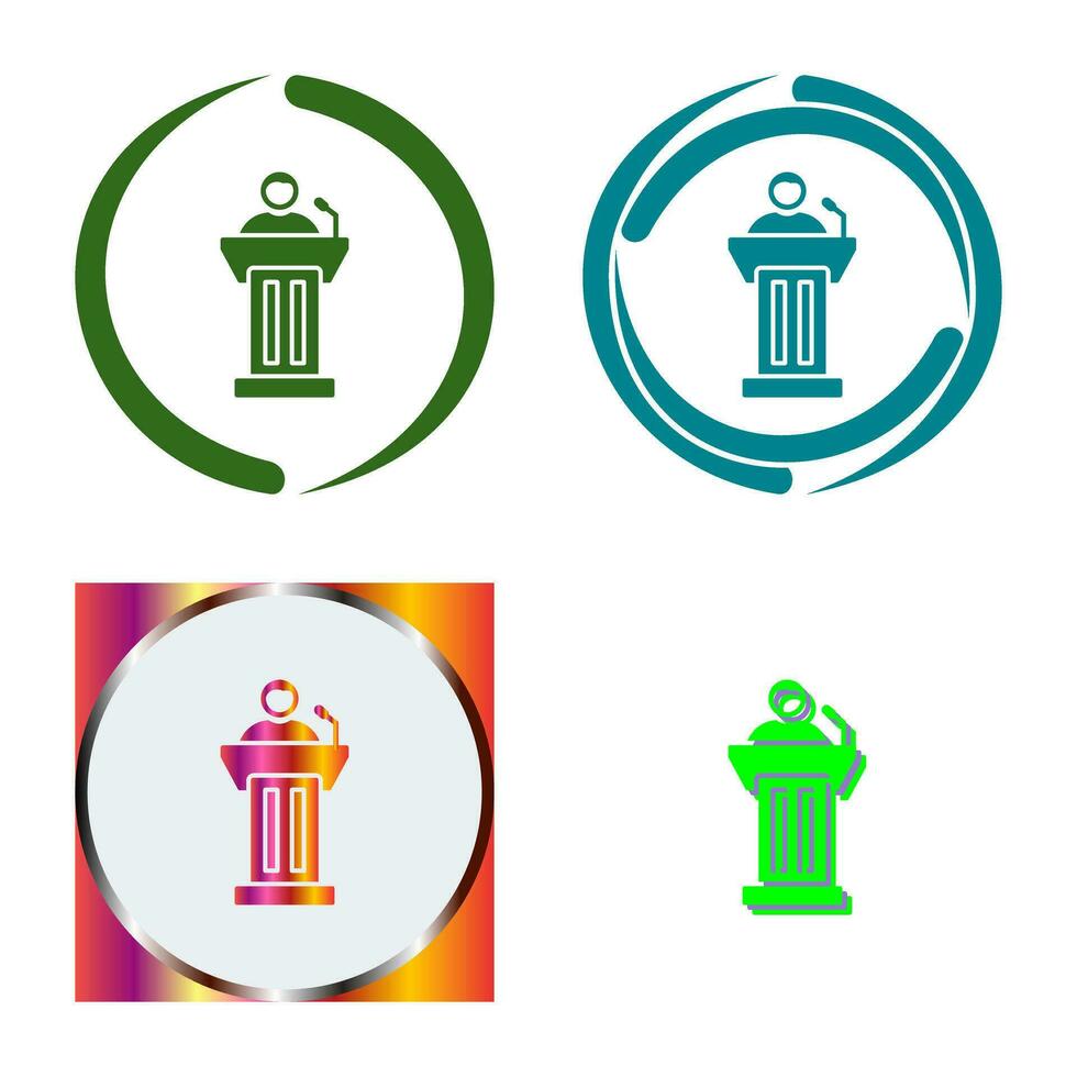 Podium Vector Icon